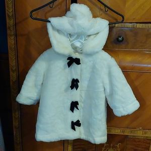 Faux fur Hooded jacket